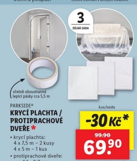 Krycí plachta Parkside