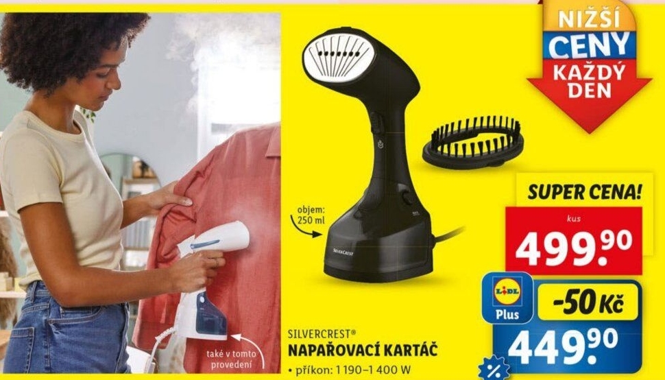 Napařovací kartáč SilverCrest