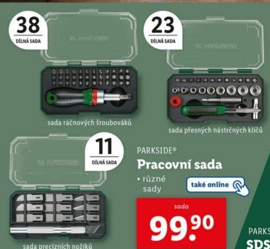 Pracovní sada Parkside