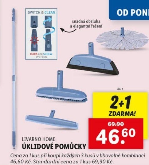 Úklidové pomůcky Livarno Home