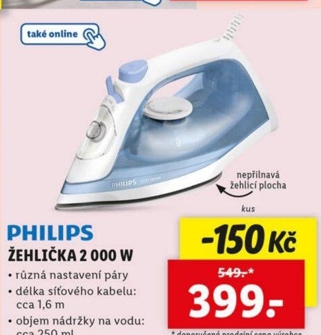 Žehlička Philips