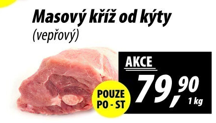 Masový kříž od kýty vepřový