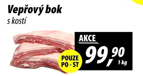 Vepřový bok s kostí
