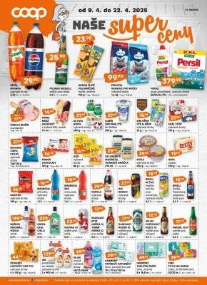 akční leták COOP 9.4.2025-15.4.2025