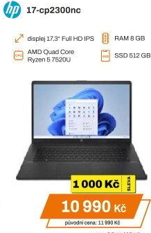Notebook HP 17-cp2300nc
