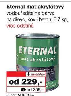 Akrylátová barva mat Eternal