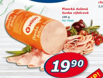 Šunka výběrová písecká Maso uzeniny Písek