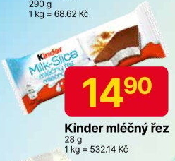 Řez mléčný Kinder