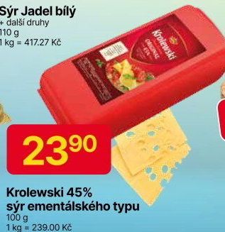 Sýr Krolewski 45% Milkpol
