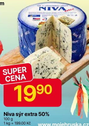 Sýr Niva extra Mlékárna Otinoves