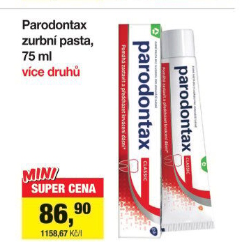 Pasty na zuby Parodontax