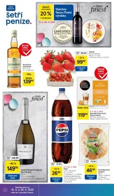 akční leták Tesco 15.4.2025-20.4.2025