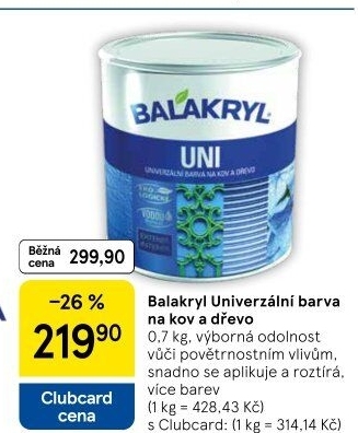 Barva Balakryl UNI