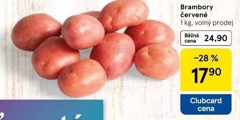 Brambory červené