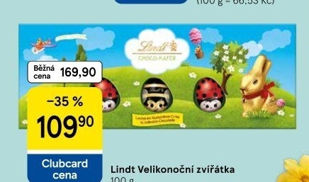 Čokoládové figurky velikonoční Lindt