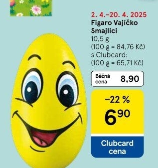 Čokoládové vajíčko Figaro