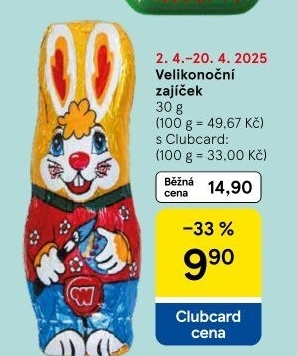 Čokoládový zajíc