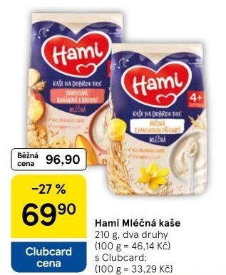 Kaše mléčná Hami