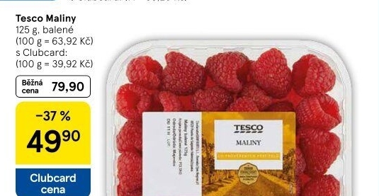 Maliny Tesco