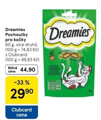 Pamlsky pro kočky Dreamies Whiskas