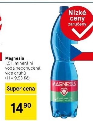 Přírodní voda Magnesia