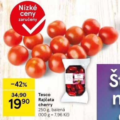 Rajčata cherry Tesco