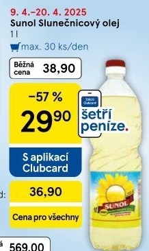 Slunečnicový olej Sunol