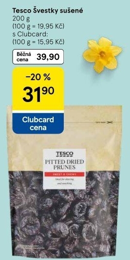 Švestky sušené Tesco