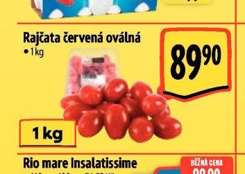 Rajčata červená oválná