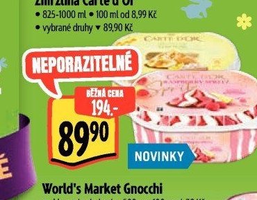 Zmrzlina Carte d'Or