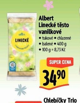 Albert Linecké těsto vanilkové