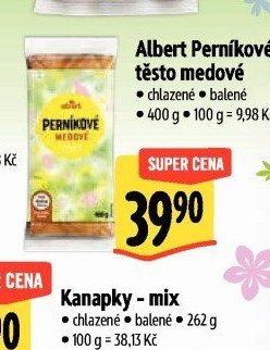 Albert Perníkové těsto medové