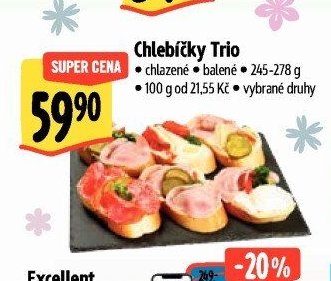Chlebíčky Trio