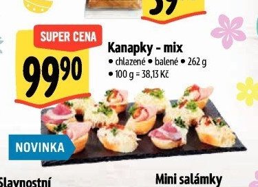 Kanapky - mix