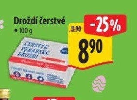Droždí čerstvé
