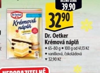 Dr. Oetker Krémová náplň