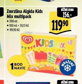 Zmrzlina Algida Kids Mix multipack