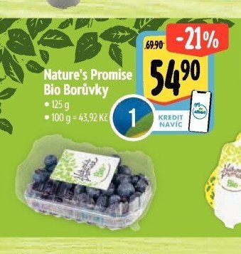 Nature's Promise Bio Borůvky