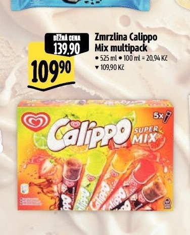 Zmrzlina Calippo Mix multipack