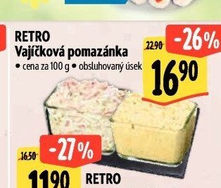 RETRO Vajíčková pomazánka