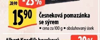 Česneková pomazánka se sýrem
