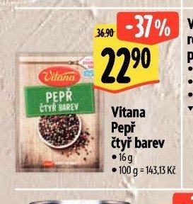 Vitana Pepř čtyř barev