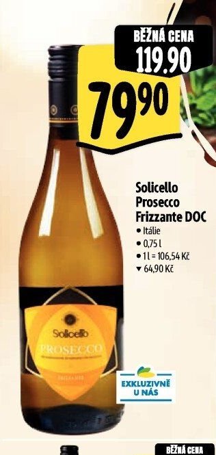 Solicello Prosecco Frizzante DOC