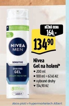 Nivea Gel na holení