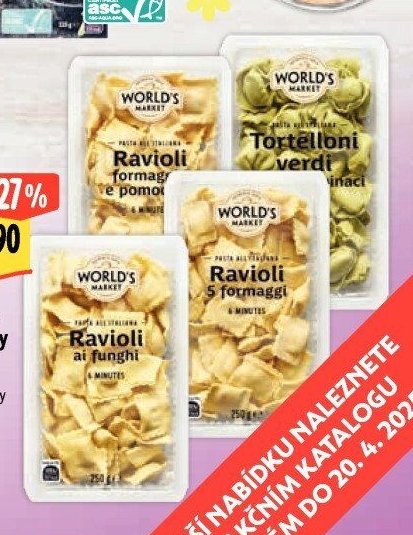 World's Market Plněné těstoviny