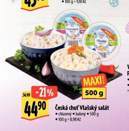 Česká chuť Vlašský salát