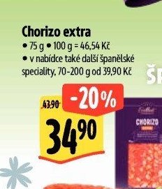 Chorizo extra