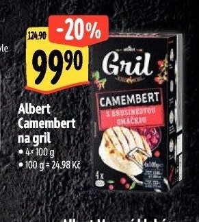 Albert Camembert na gril
