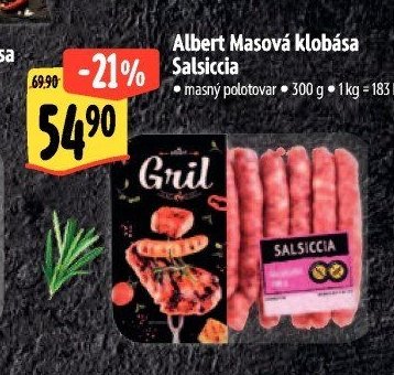 Albert Masová klobása Salsiccia