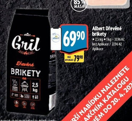 Albert Dřevěné brikety